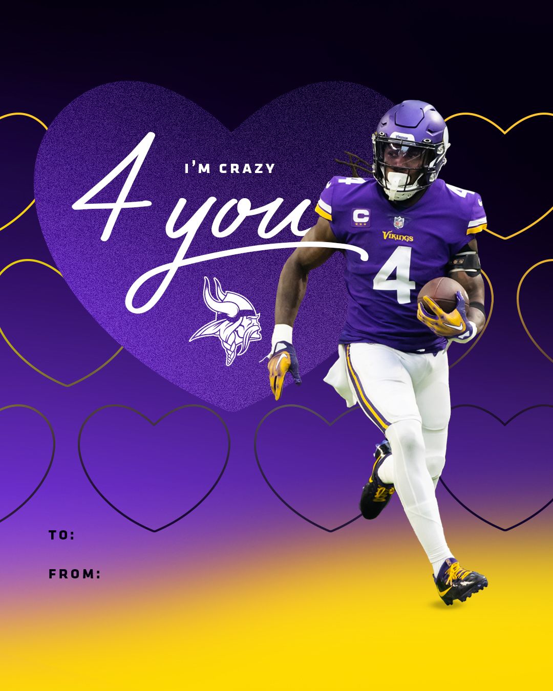 Valentines  Minnesota Vikings –