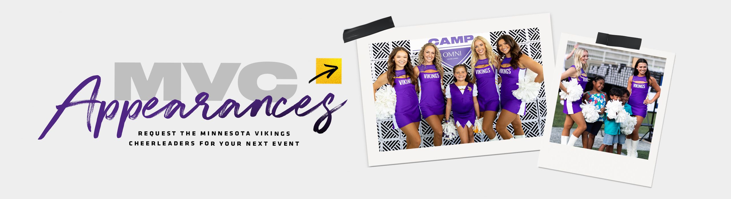 Minnesota Vikings Cheerleaders Speaking Fee and Booking Agent Contact