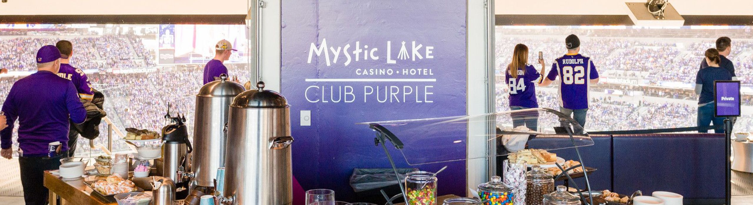 U.S. Bank Stadium Photos: Mystic Lake's Club Purple