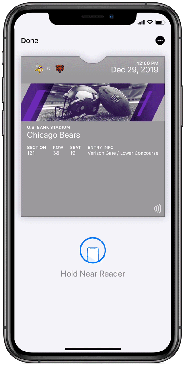 Apple wallet and NFL tickets - Apple Community