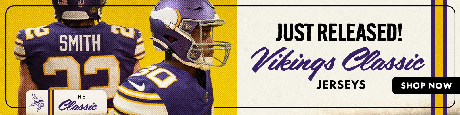 Shop Retro Vikings Jersey 