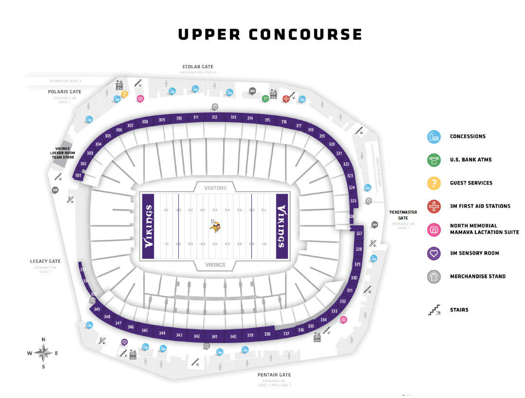 Stadium & Seating Diagram