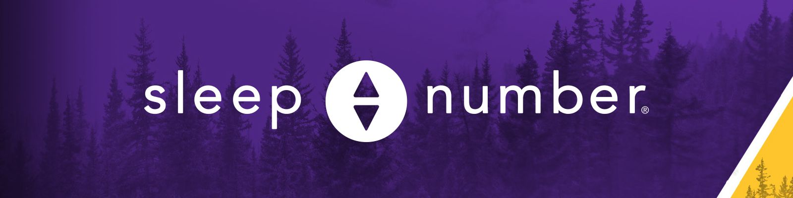 Sleep Number Webpage Header