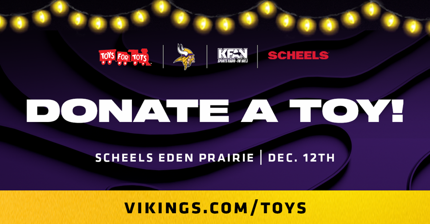 Toys For Tots  Minnesota Vikings –