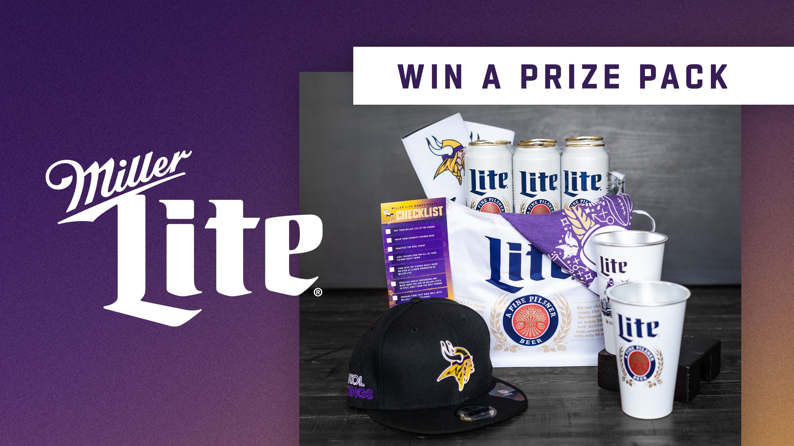 Miller Lite Vikings Draft Week –