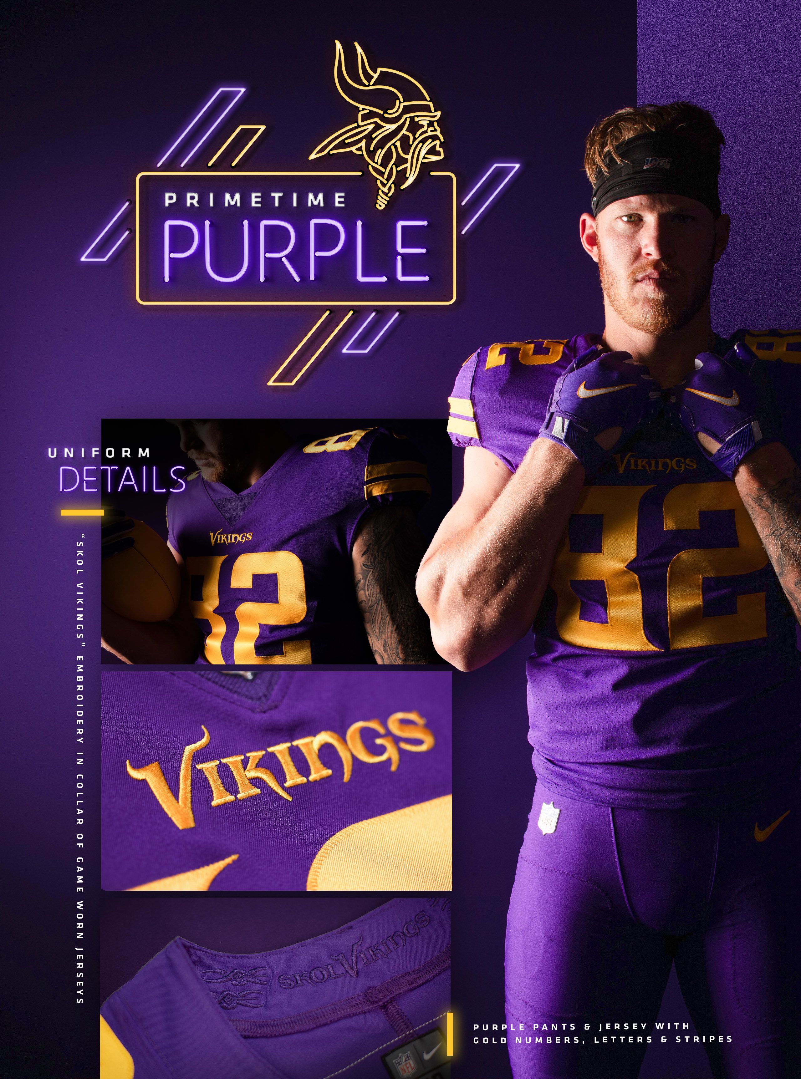 Minnesota Vikings Primetime Purple Uniforms Vikings Com