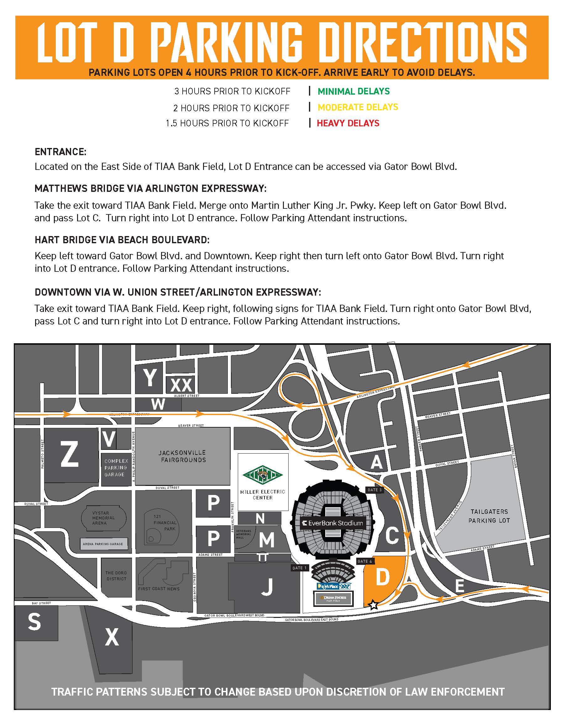 PARKING PASSES ONLY Jacksonville Jaguars at Pittsburgh Steelers