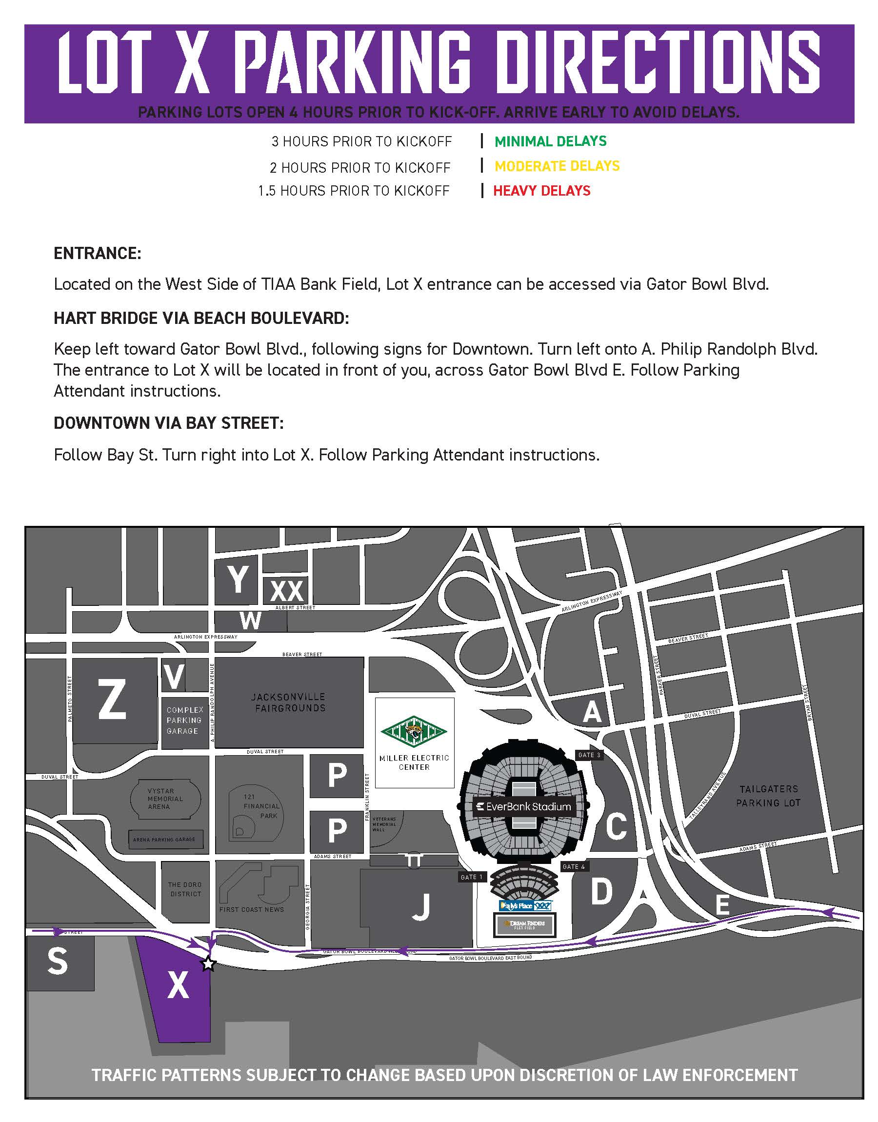 PARKING PASSES ONLY Jacksonville Jaguars at Tampa Bay Buccaneers