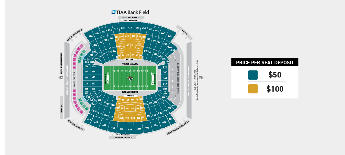 Jaguars Season Tickets  Jacksonville Jaguars 