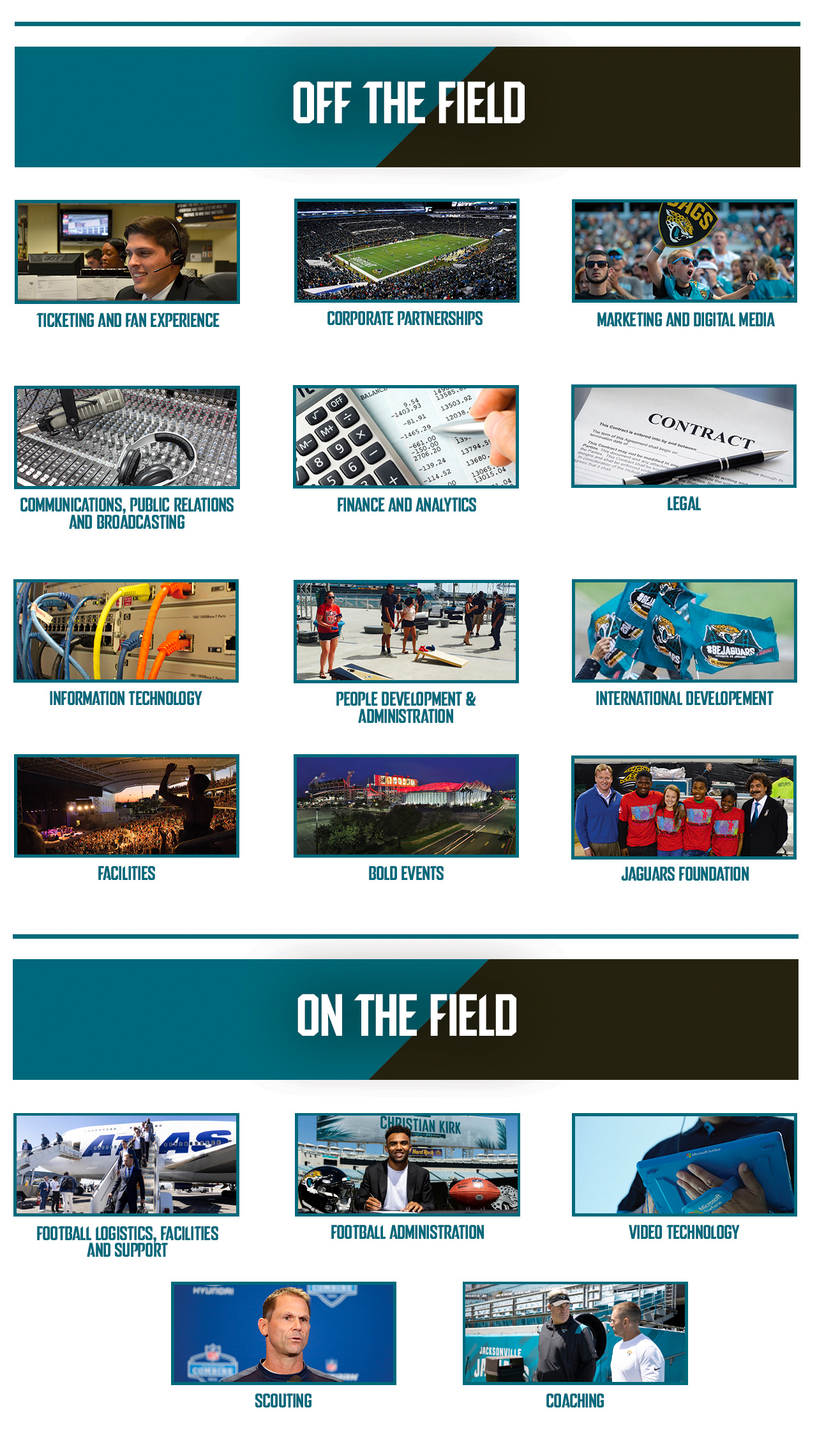 Jaguars Careers Jacksonville Jaguars