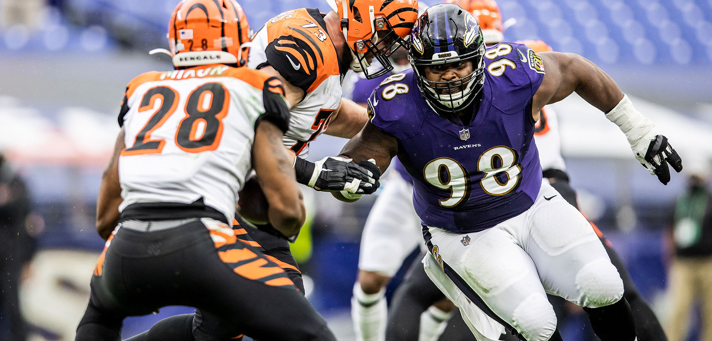 Cincinnati Bengals at Baltimore Ravens on October 24, 2021