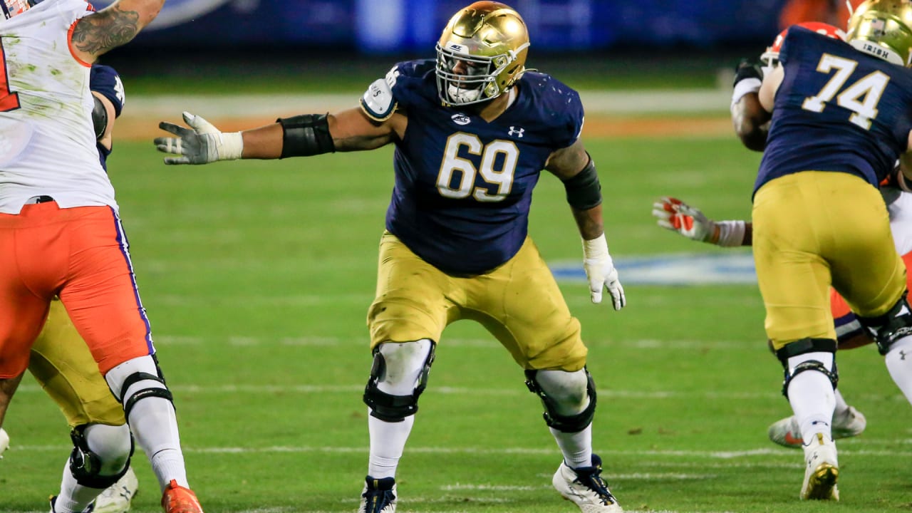 49ers take Notre Dame G Aaron Banks in 2nd round - The San Diego  Union-Tribune