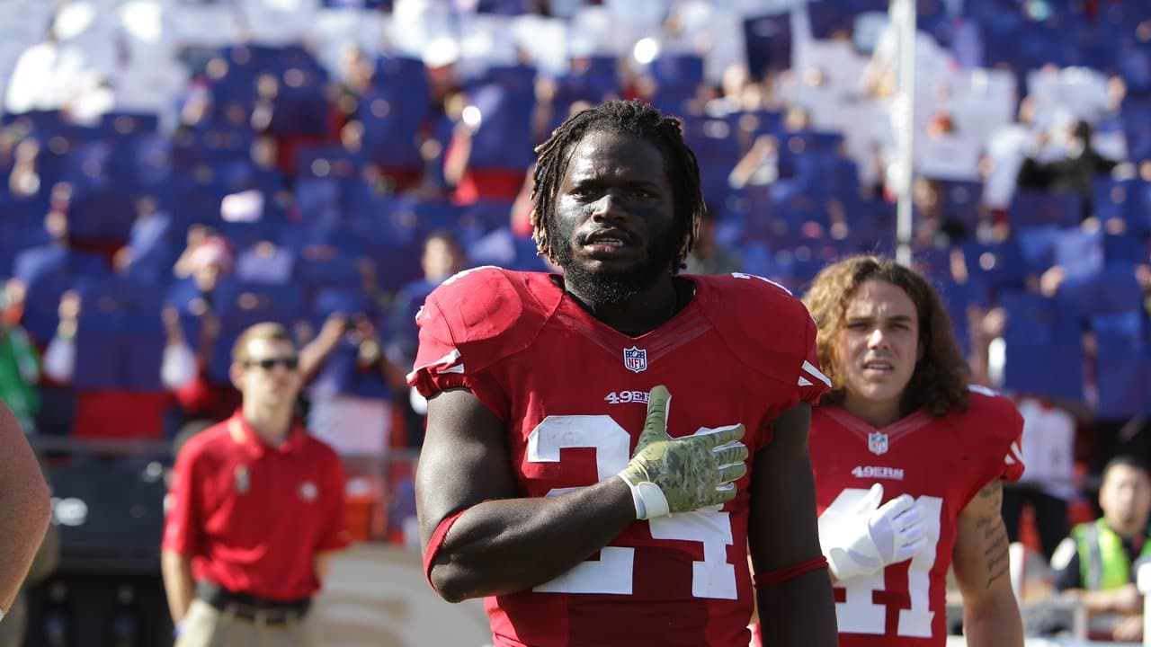 49ers veterans day jersey