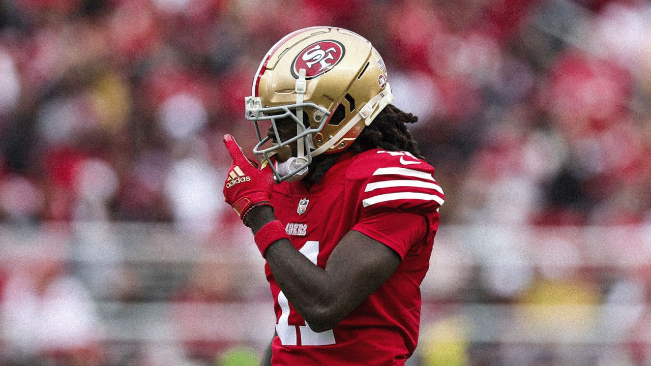 NFL 49ers ブランドン アイユーク ウェア Men's Nike Brandon Aiyuk Scarlet San Francisco 49ers Team