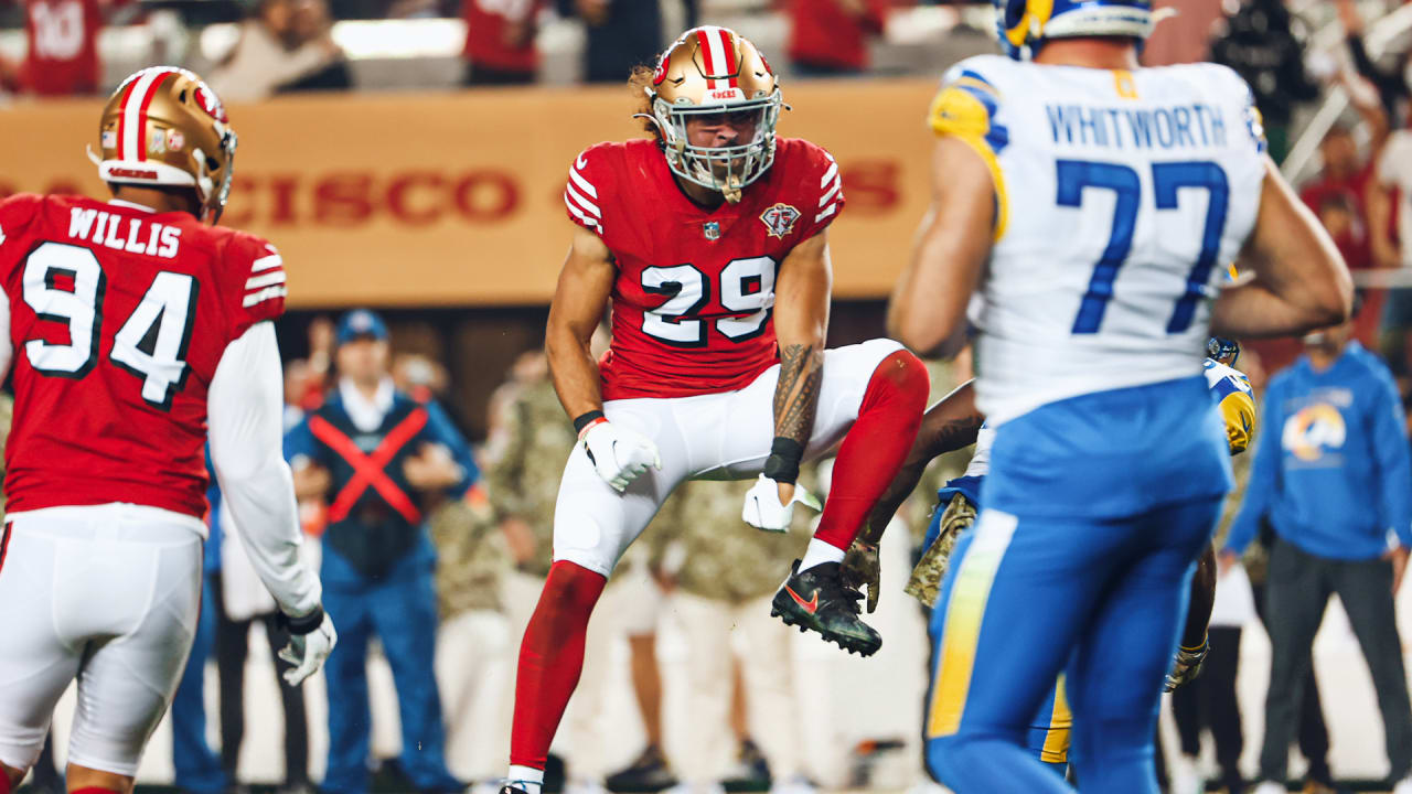 49ers' Talanoa Hufanga on pick-six vs. Rams: 'Screens are like