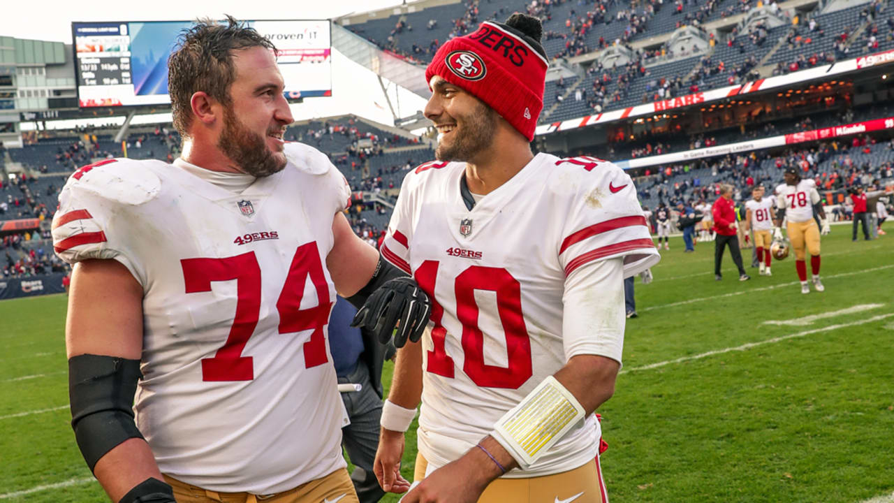 Joe Staley hearing effusive praise of Jimmy Garoppolo in 49ers camp – NBC  Sports Bay Area & California