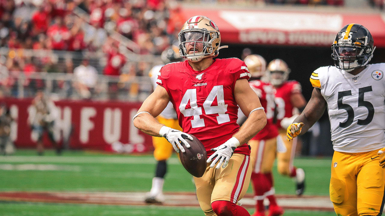 Kyle Juszczyk's 1st rushing touchdown of 2021 comes vs. Falcons