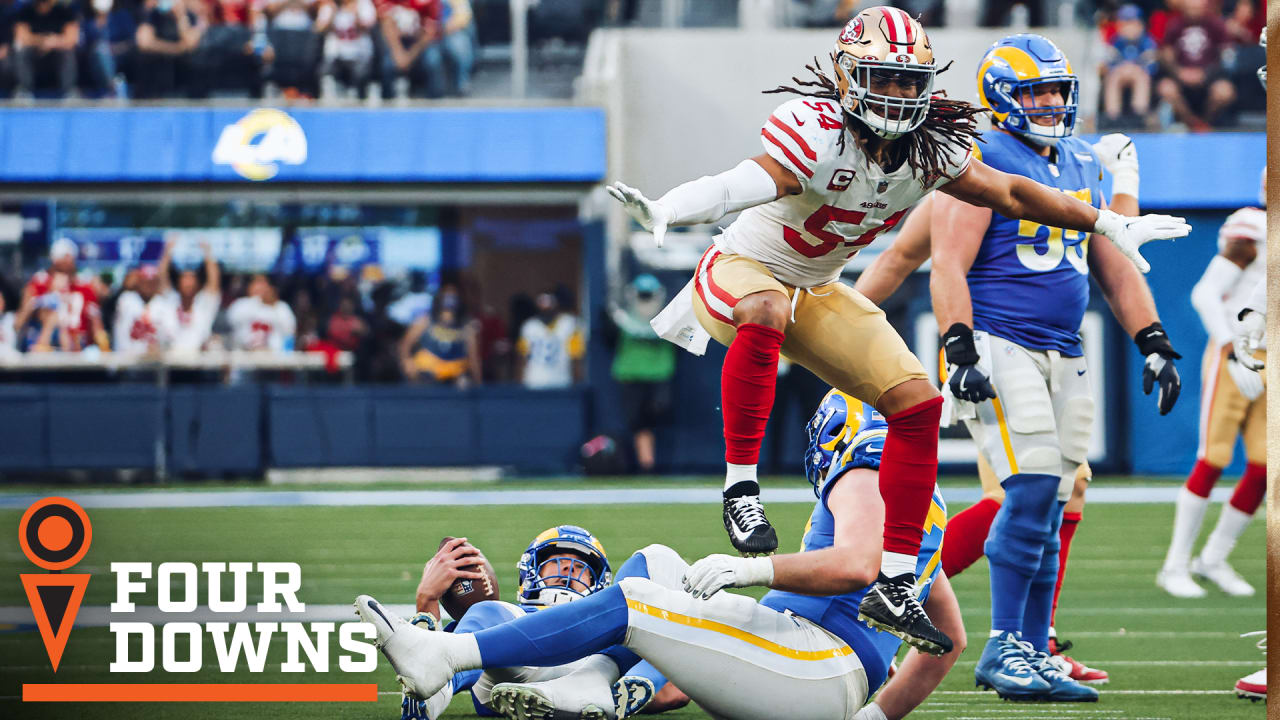 Four Downs: 49ers 'Ready to Grind Again' Against LA Chargers