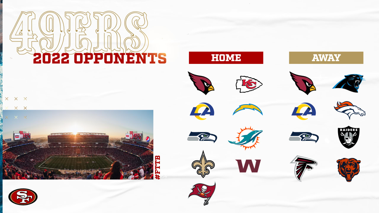 Cardinals Schedule 2022 Nfl 49Ers 2022 Opponents Revealed