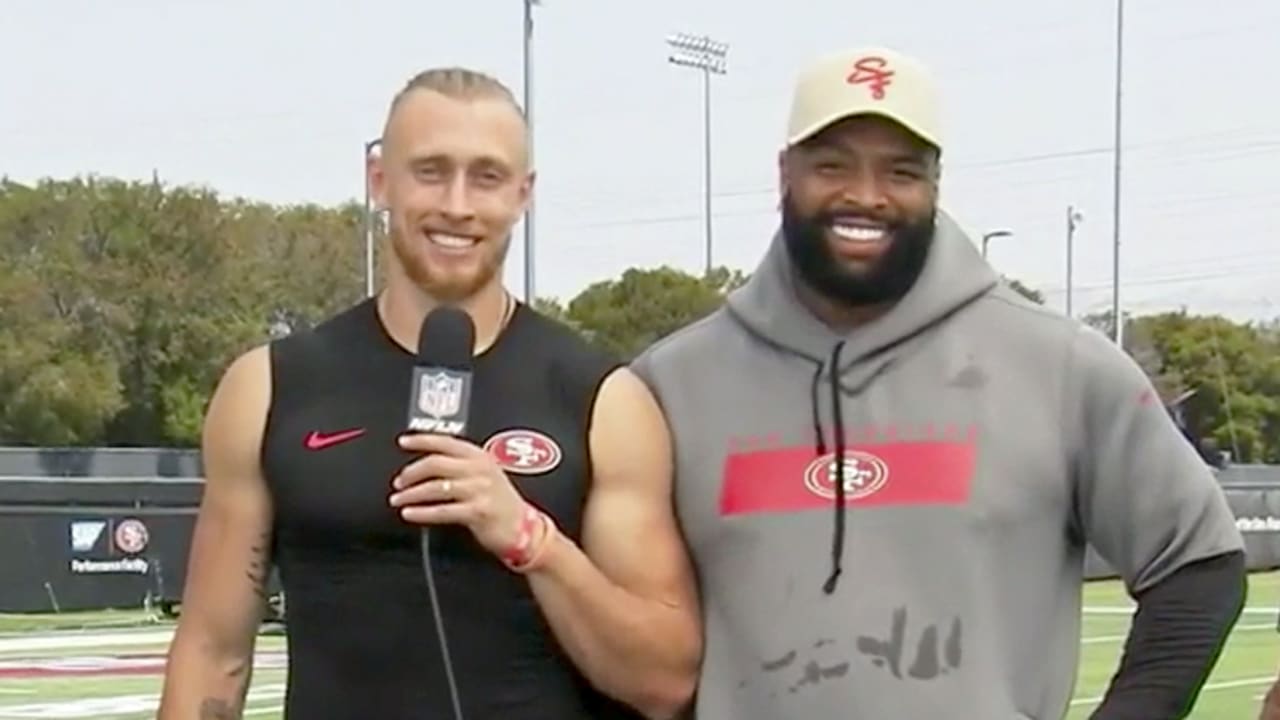 George Kittle Joins 'Inside Training Camp Live' After 49ers Practice