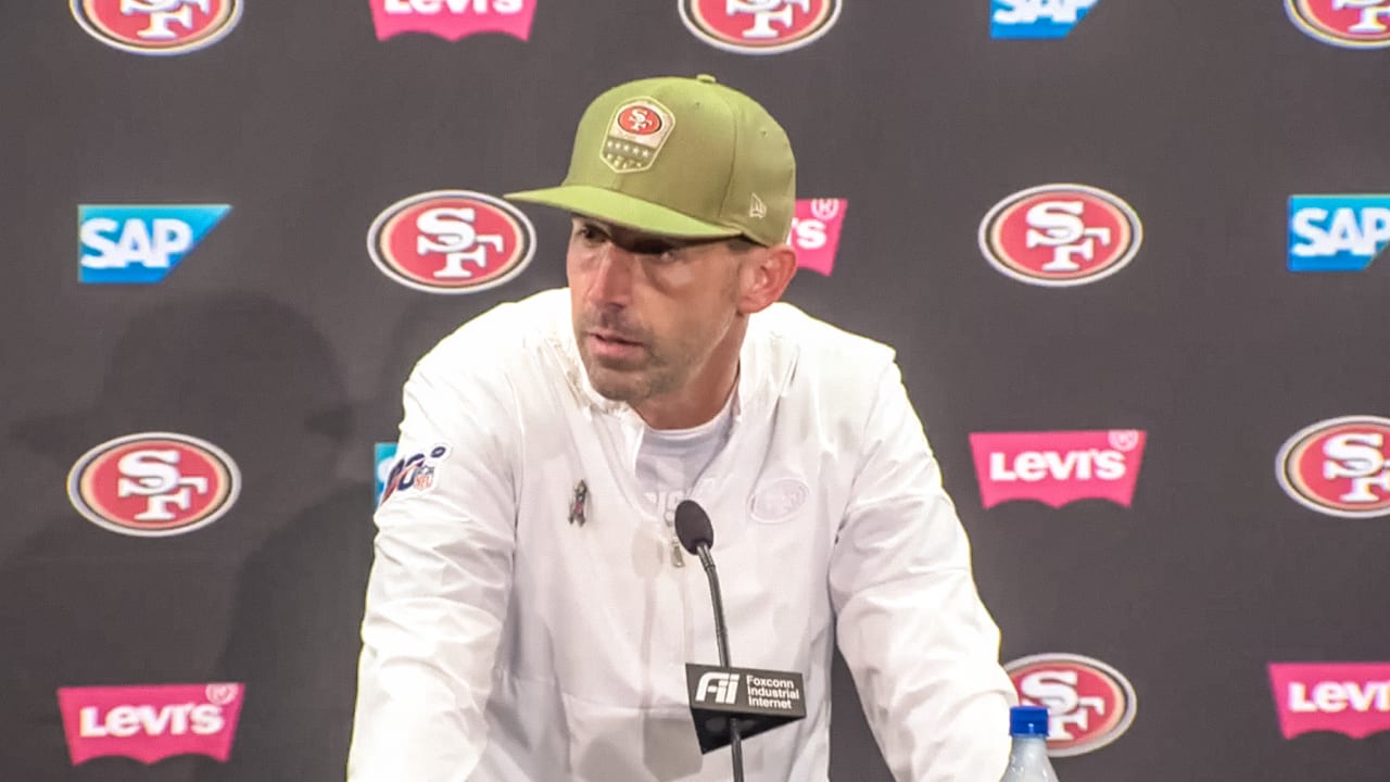 49ers' Kyle Shanahan jokes about running out of hat options for games