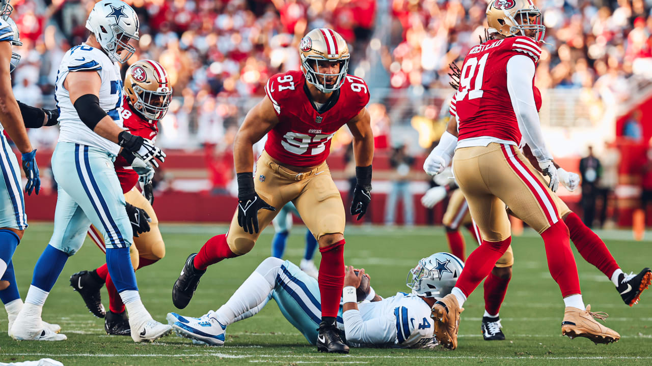 49ers DL Arik Armstead shows how NFL game check works