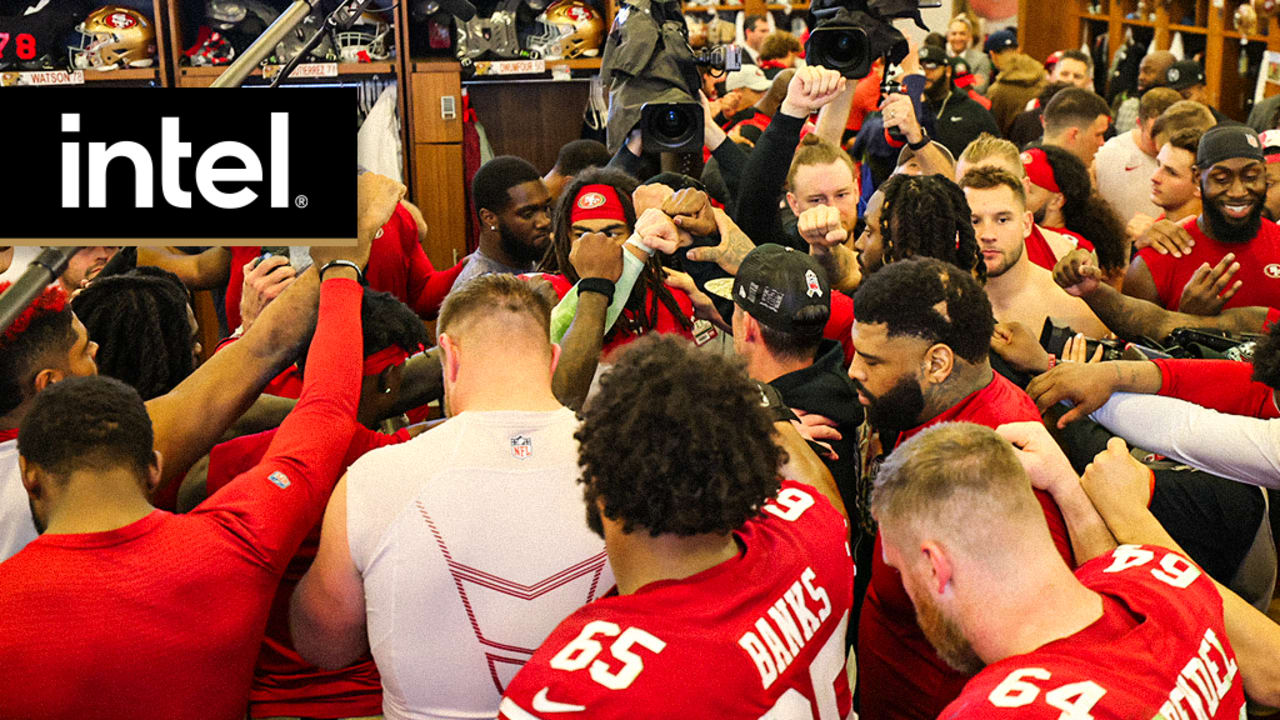 Go Inside the 49ers Locker Room Following Week 2 Win vs. Rams 