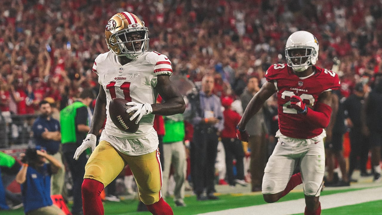 Marquise Goodwin Goes 83 Yards on Huge TD Pass from C.J. Beathard!, Giants  vs. 49ers