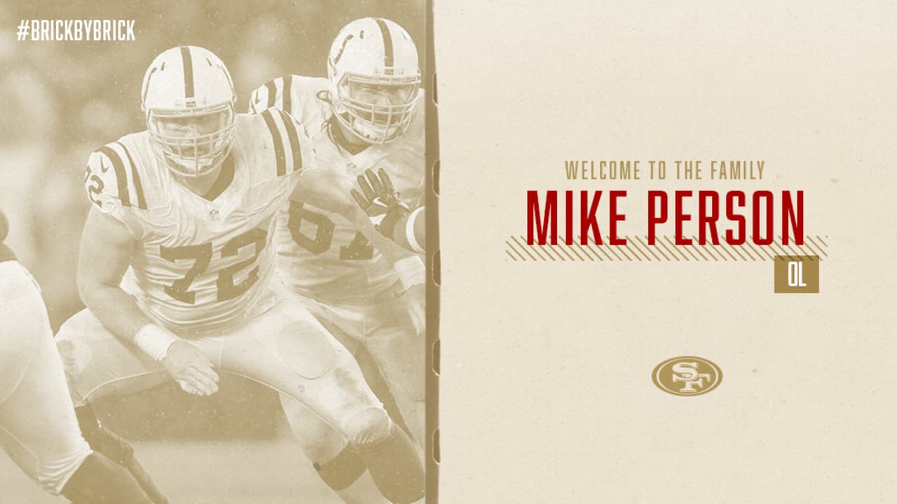 49ers keep offensive line intact, re-sign Mike Person