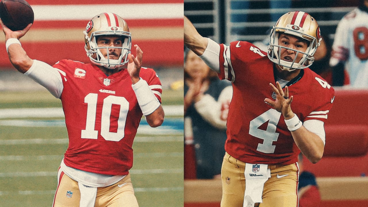 49ers starting quarterback: Who is QB1 and his backup for San Francisco in  fantasy football? - DraftKings Network