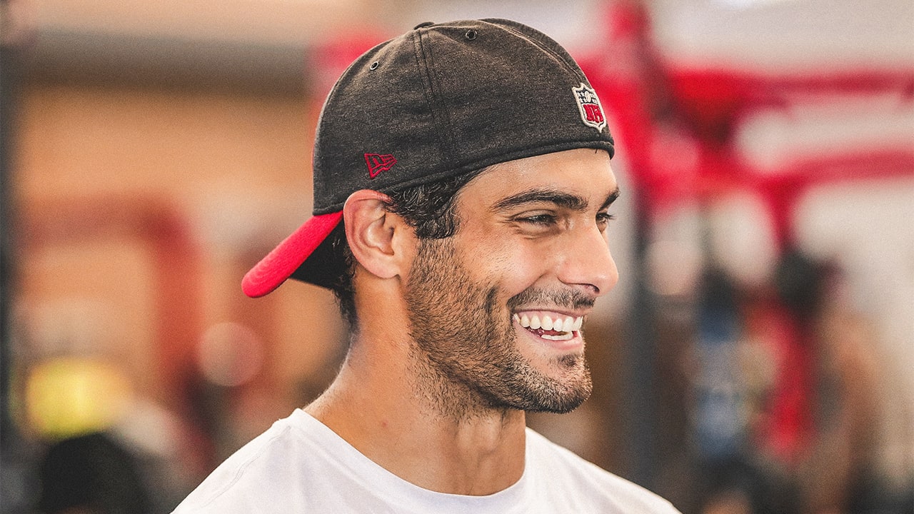 Jimmy Garoppolo Takes Another Positive Step Toward His Return to Football.