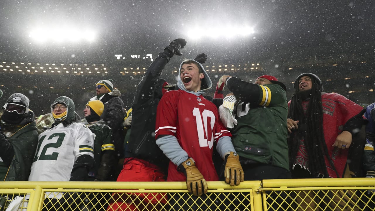 49ers fans TOOK OVER the Rams Stadium and painted it red 