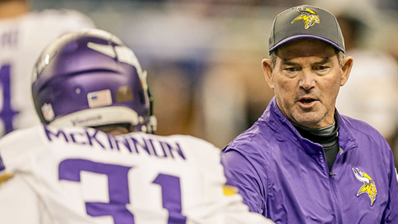 Vikings Head Coach Mike Zimmer Out Against Cowboys on TNF