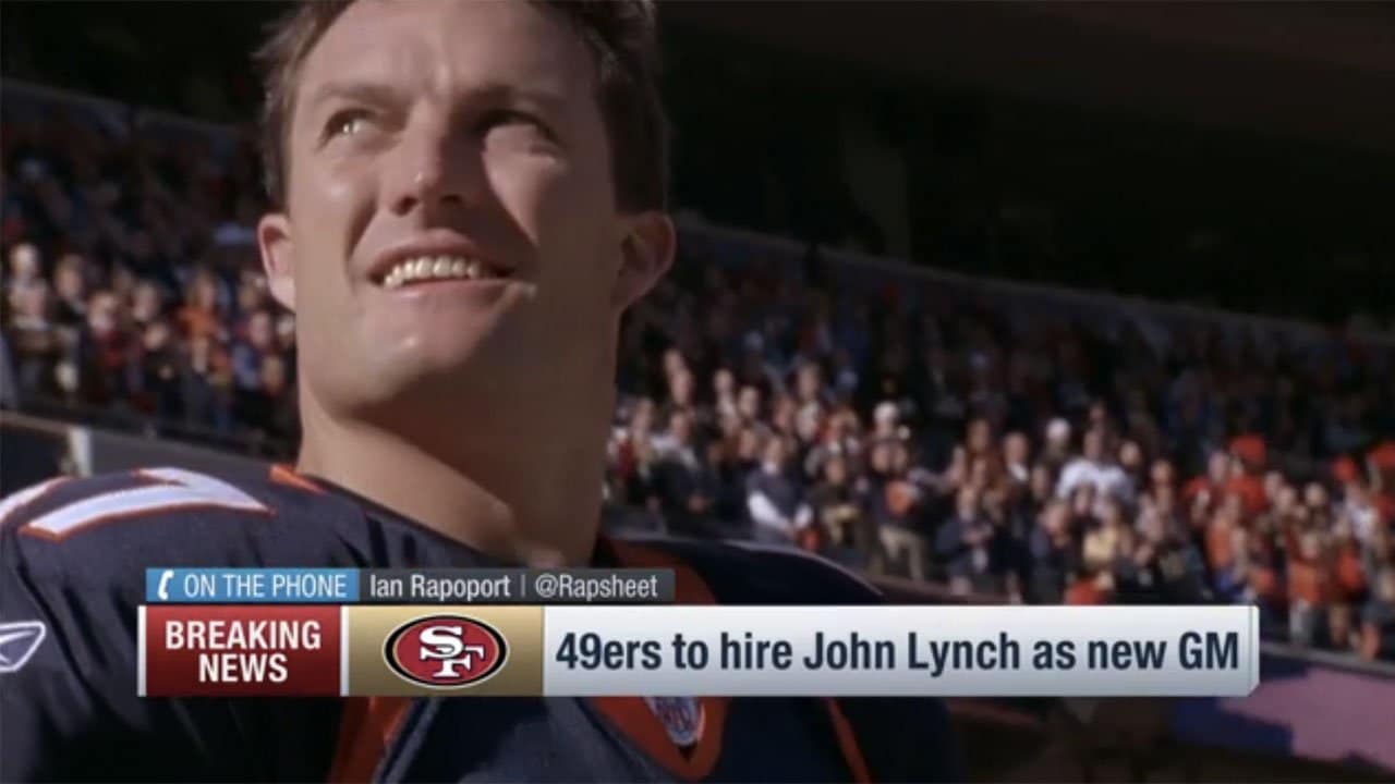 49ers make surprising hire of John Lynch as new GM