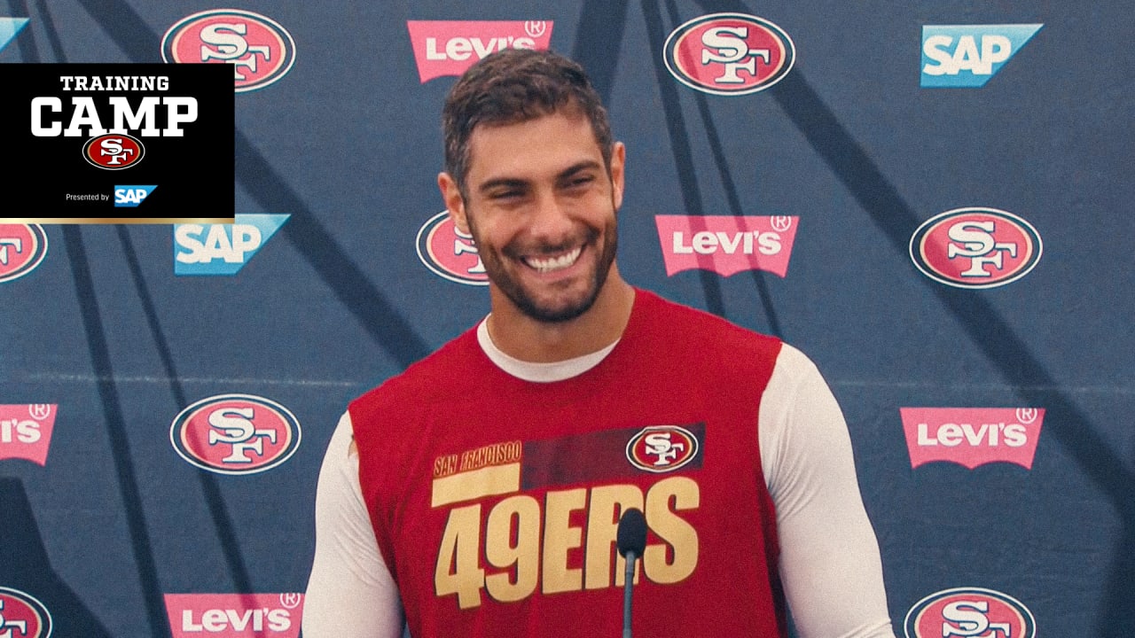 Jimmy Garoppolo Shirtless Tee San Francisco Football George 