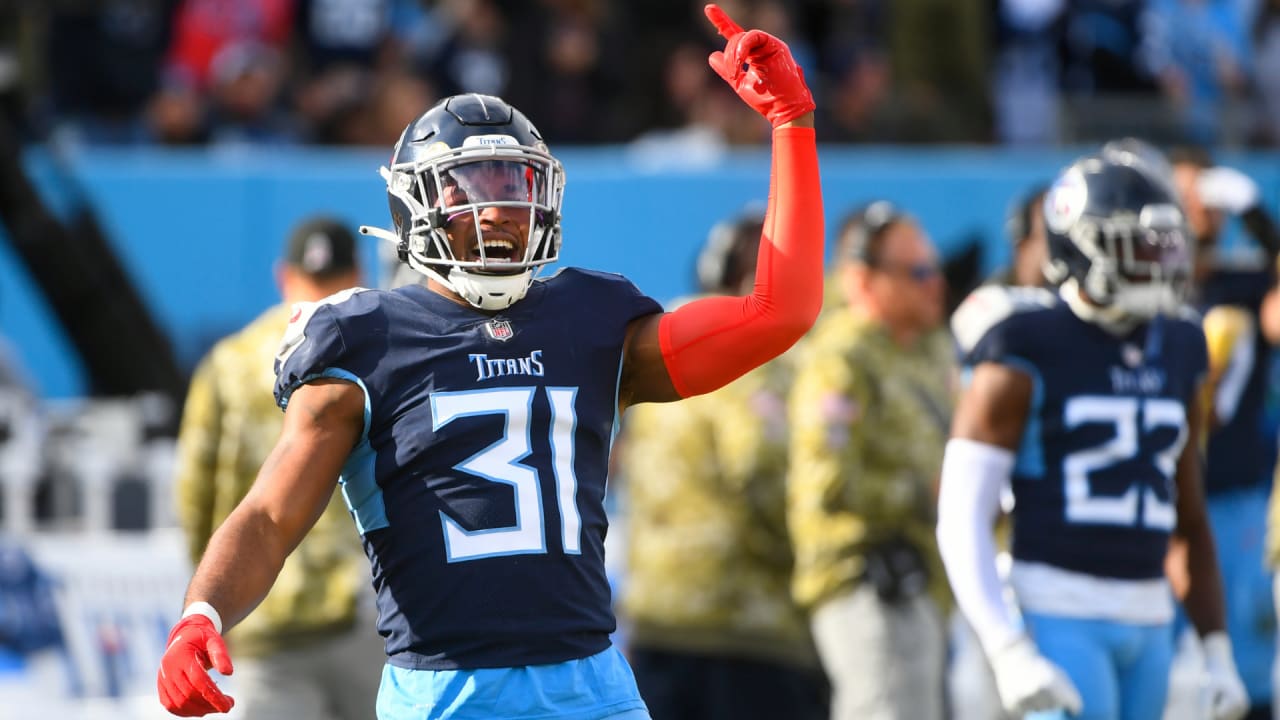 Tennessee Titans free safety Kevin Byard (31) stands on the field