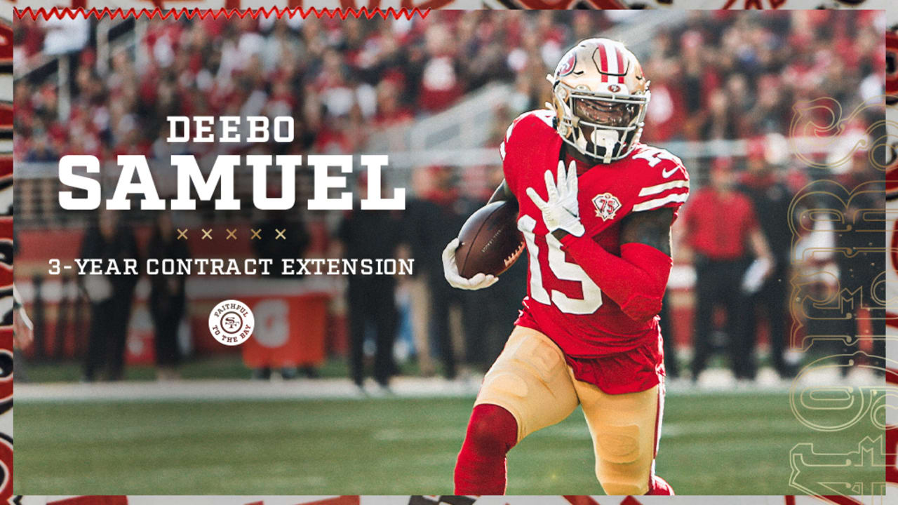 49ers Sign WR Deebo Samuel to a Three-Year Extension