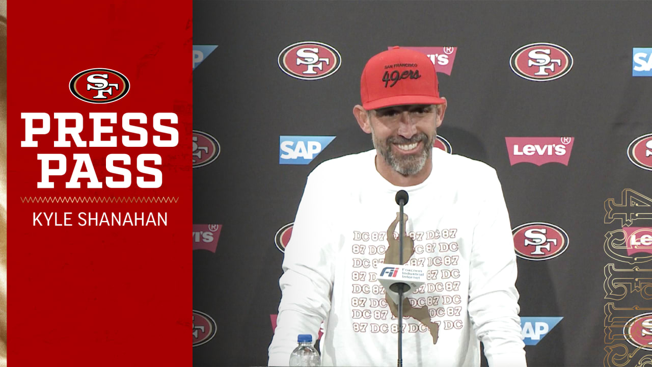 San Francisco 49ers on X: Kyle Shanahan and @JohnLynch49ers will hold  their #49ersCamp opening press conference today at 12:30 PM PT! Watch LIVE  here on Twitter,   and  / #49ers app.