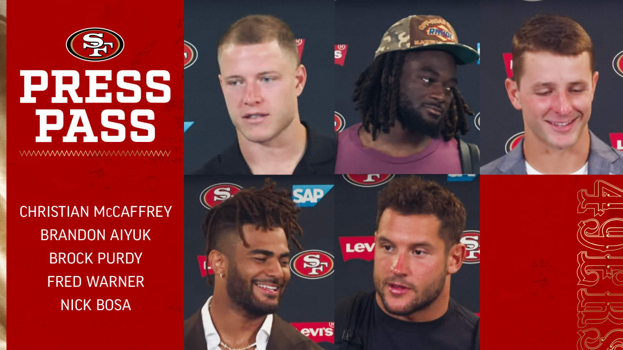 Brandon Aiyuk sounds off on Fred Warner scuffle, Nick Bosa reacts