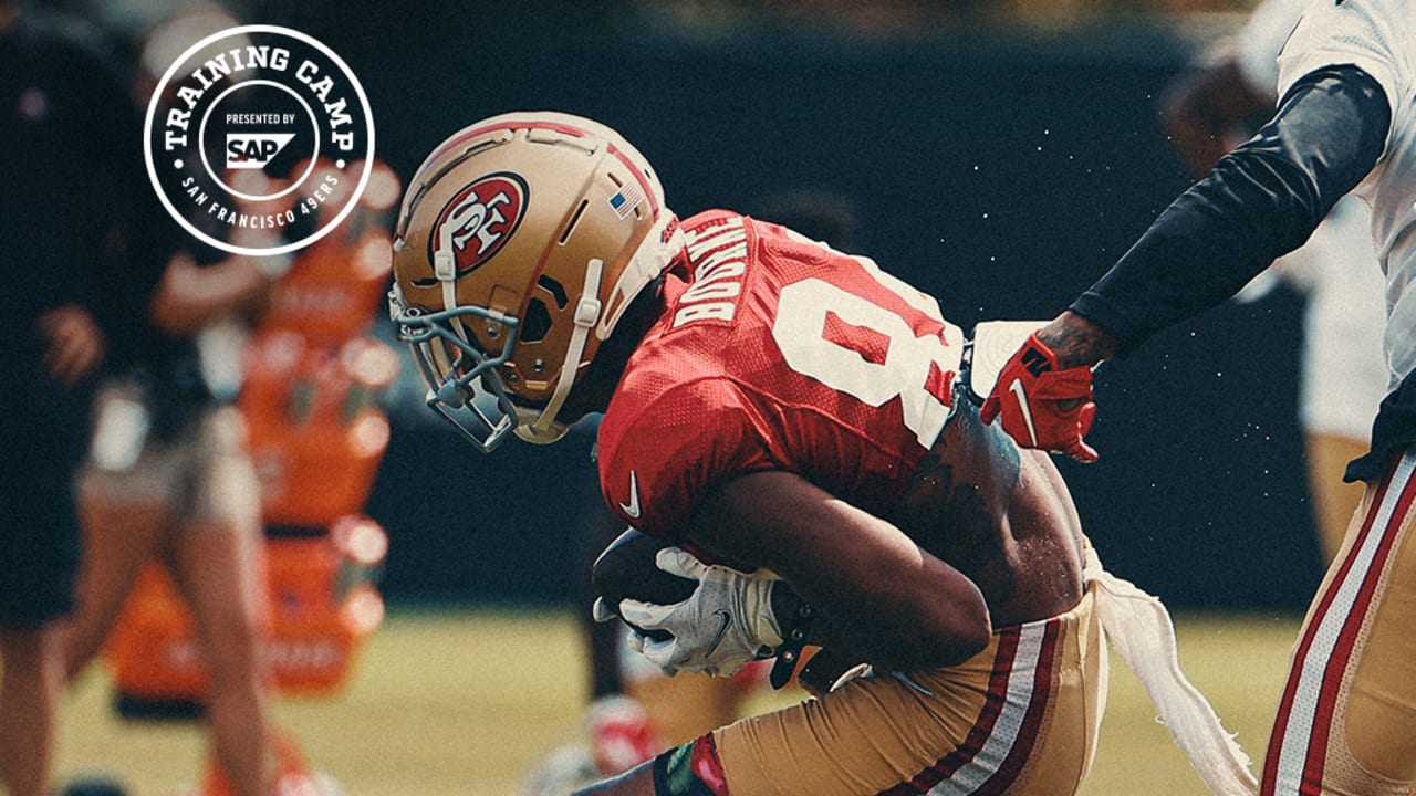 San Francisco 49ers' Mark Nzeocha reacts after a play against the Kansas  City Chiefs during the …