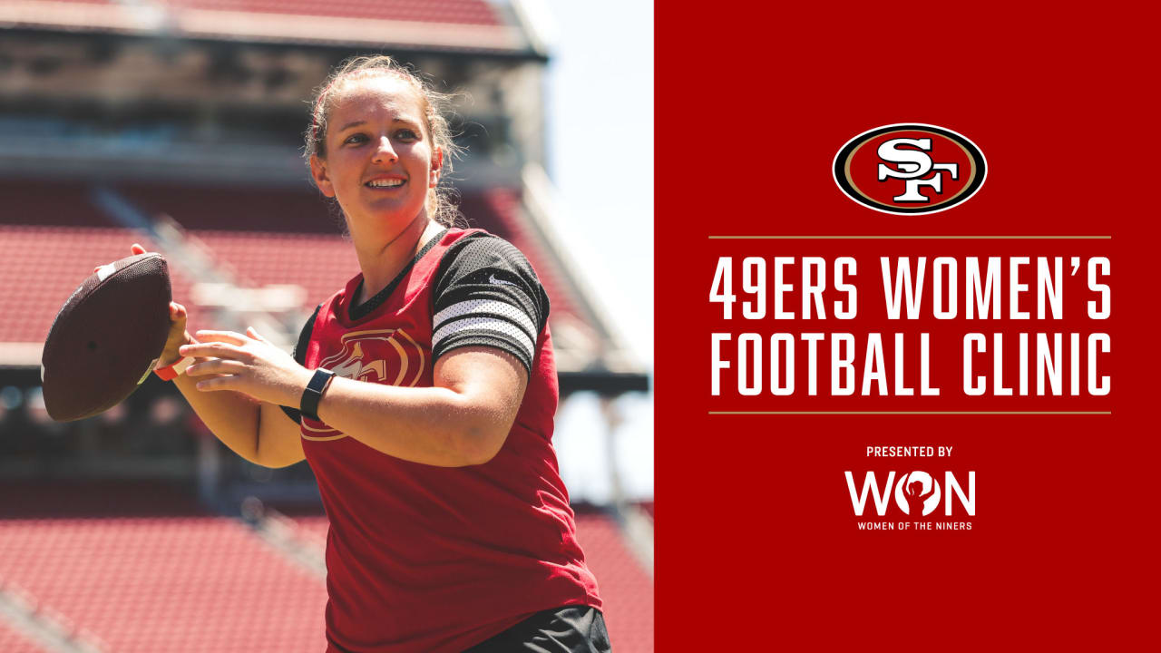 49ers Women's Football Clinic presented by WON on Sunday, April 7