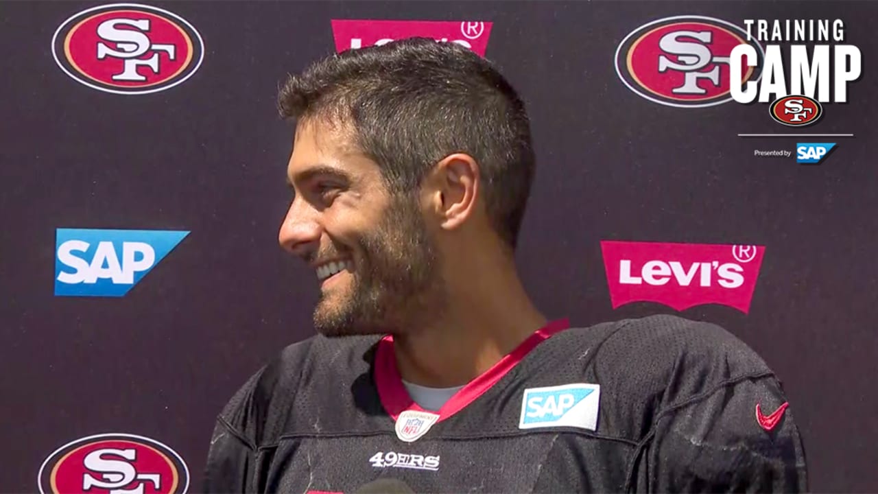 49ers' practice report: Garoppolo scrambles  and slides!