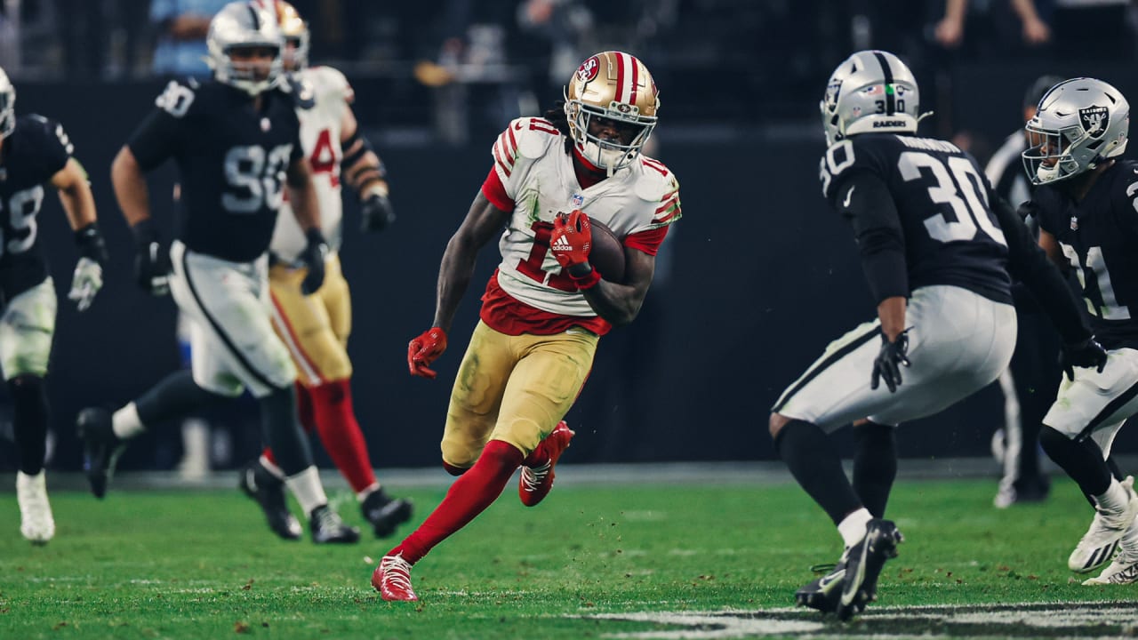 Brandon Aiyuk, Jimmie Ward Among Top 49ers PFF Performers in #SFvsLV
