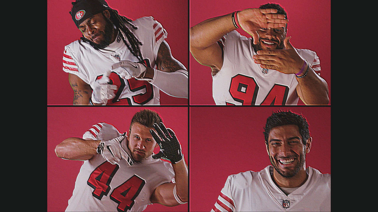 Social Recap: 49ers Players React to All-white Throwback Uniforms