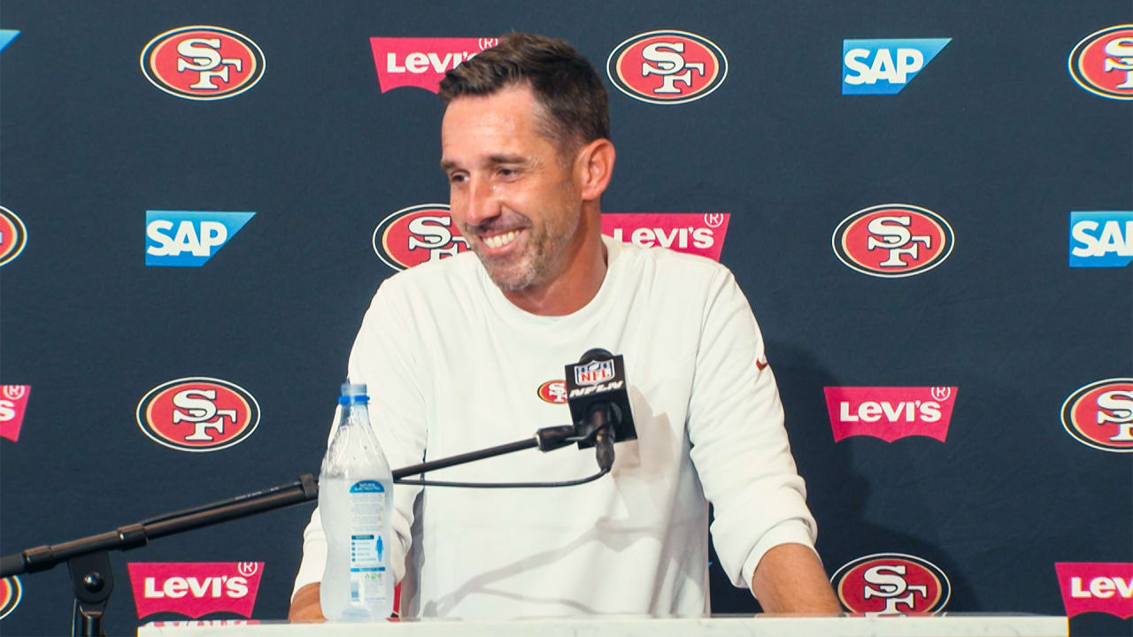 San Francisco 49ers on X: Kyle Shanahan and @JohnLynch49ers will hold  their #49ersCamp opening press conference today at 12:30 PM PT! Watch LIVE  here on Twitter,   and  / #49ers app.