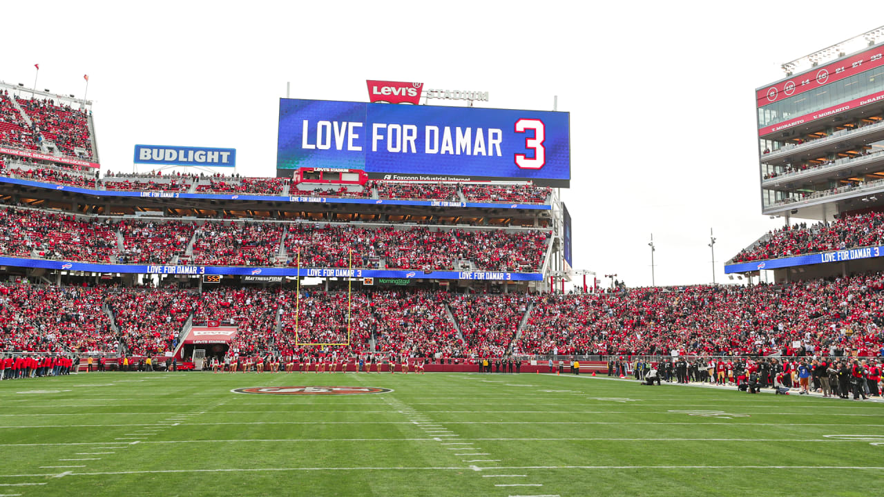 49ers show support for Bills' Damar Hamlin before facing Cardinals