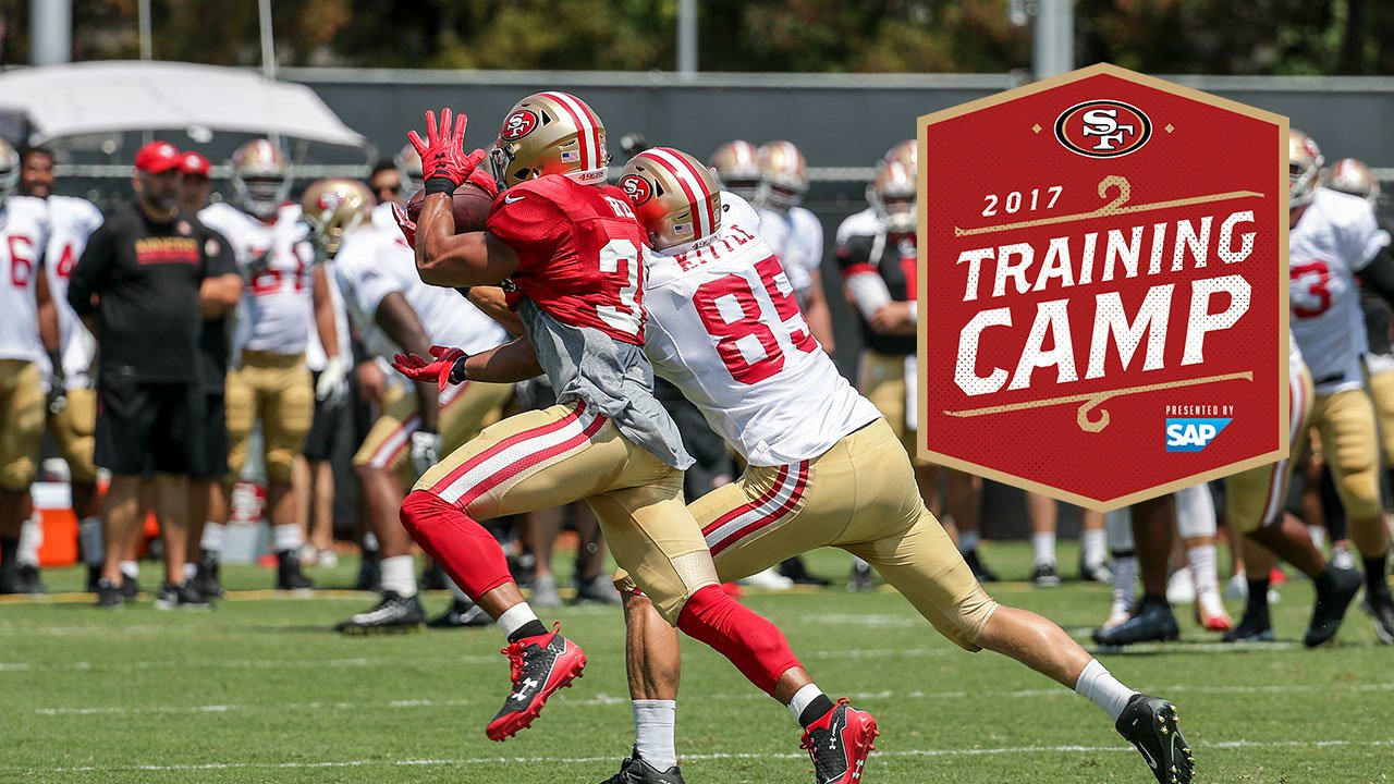 Camp Highlight 49ers DBs Break Up Passes