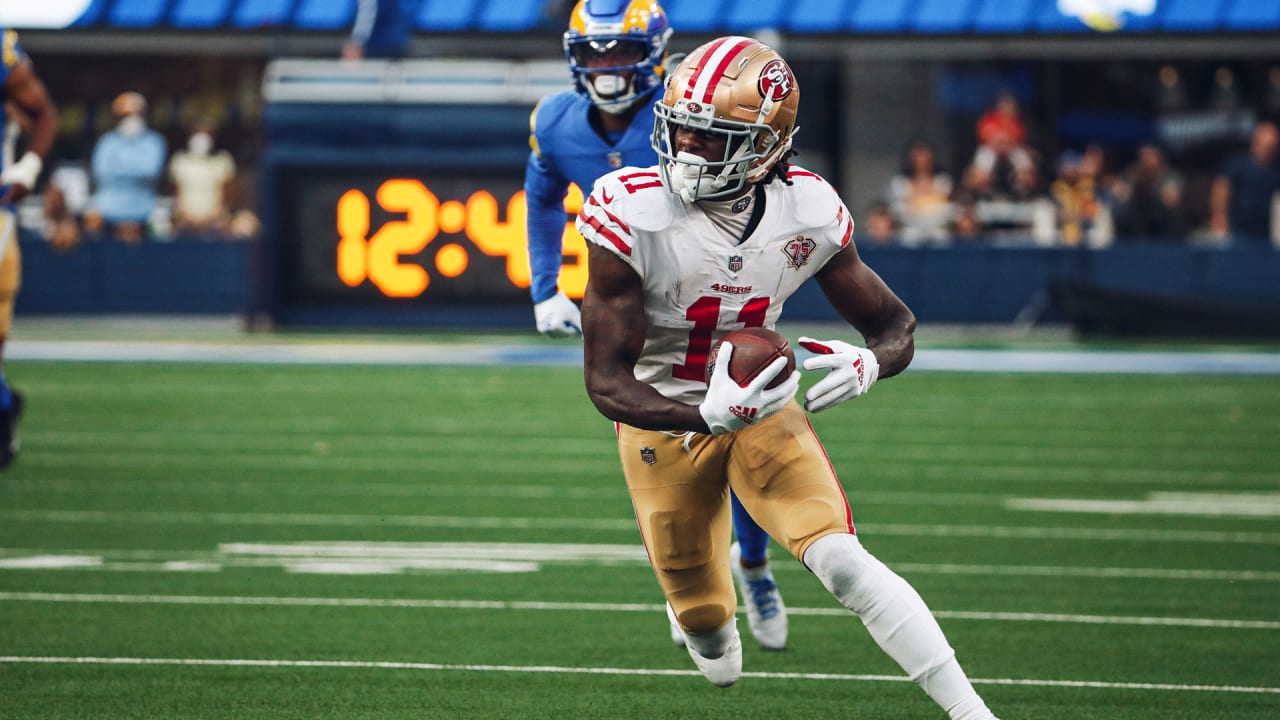 Brandon Aiyuk's 25-Yard Catch and Run Sets Up 49ers Field Goal