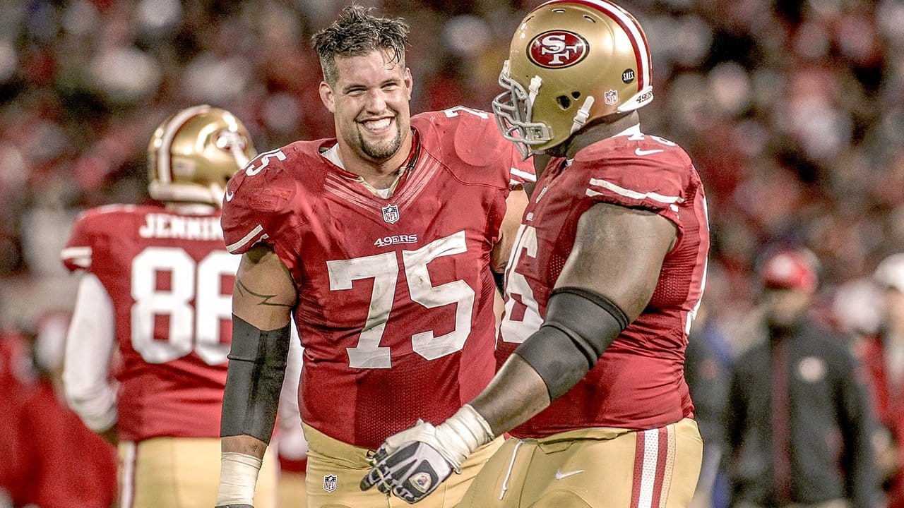 Seattle Seahawks offensive tackle Alex Boone (78) reacts while walking to  the locker room at half time during an NFL football game against the San  Francisco 49ers, Sunday, Jan. 3, 2021, in