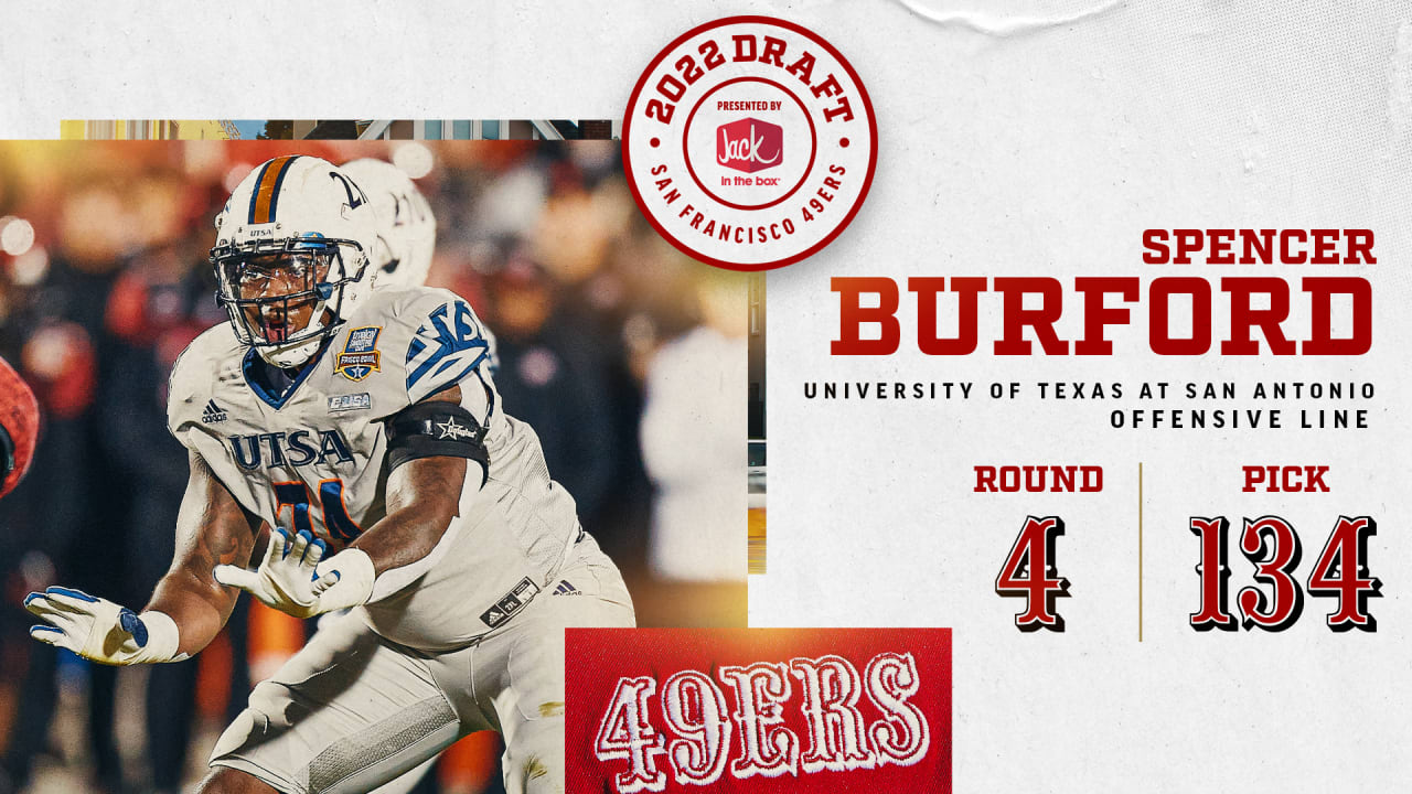 2022 NFL Draft OL Spencer Burford, UTSA, No. 134